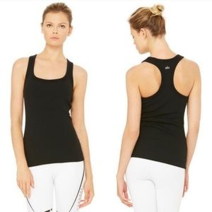 ALO YOGA Support Ribbed Racerback Tank Top